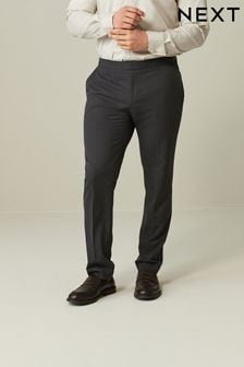 炭灰色 - 修身剪裁 - Motionflex彈性西裝:長褲 (851947) | NT$1,530