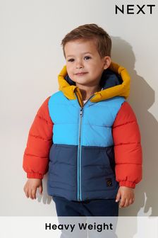Blue Colourblock Padded Coat (3mths-7yrs) (852005) | TRY 460 - TRY 552