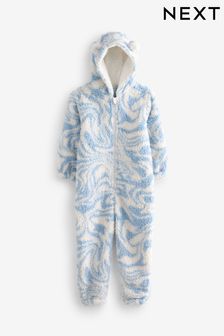 Polarowa piżama jednoczęściowa z kożuszkiem (3-16 lat) (852645) | 94 zł - 147 zł