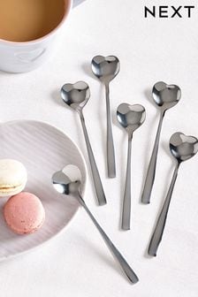 Silver Heart Stainless Steel 6 Piece Teaspoon Set Set (852708) | €15.50