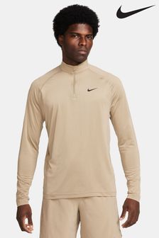 Nike Brown Dri-FIT Ready 1/4-Zip Training Top (853178) | kr649