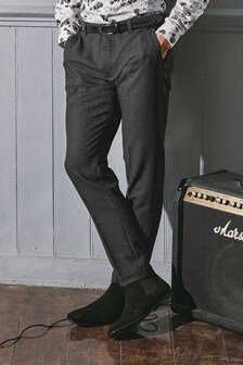 charcoal skinny trousers