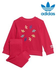 adidas Originals Pink Infant Adicolor Tracksuit (853388) | SGD 51