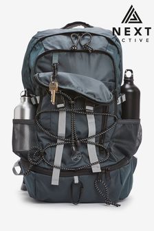 Темно-синий - Походный рюкзак с непромокаемым чехлом Next Active Sports - 30 л (853761) | €52