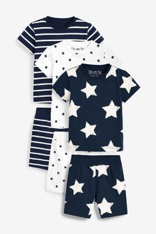 Lot de 3 pyjamas courts (9 mois - 12 ans)