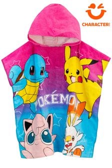 Character Pokemon License Kids Printed Swim And Beach 100% Cotton Towel Poncho (855310) | 781 грн