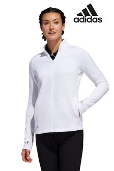 adidas Golf Full Zip Textured Jacket (855570) | $76