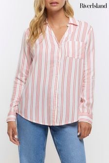 River Island Pink Striped Shirt (856277) | €14.50