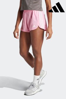 adidas Pink Performance Pacer Training 3 Stripes Woven High Rise Shorts (856693) | ₪ 130 - ₪ 141