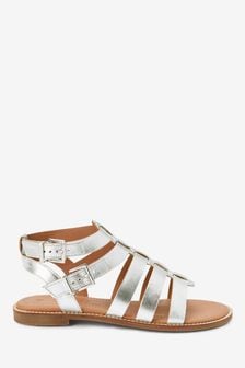 Silver Regular/Wide Fit Forever Comfort® Gladiator Sandals (857266) | 17 €