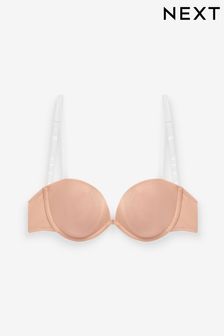 Nude Clear Back Smoothing Strapless Bra (857413) | $19