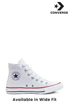 Converse White Wide Fit Chuck Taylor All Star High Trainers (859042) | 92 €