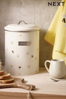 Natural Daisy and Bee Bread Bin (860245) | AED132