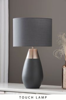 Charcoal Grey Kit Touch Table Lamp (860860) | €66