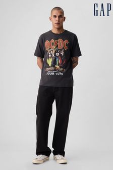 Grau ACDC - Gap Cotton Graphic Short Sleeve T-shirt (861062) | 31 €