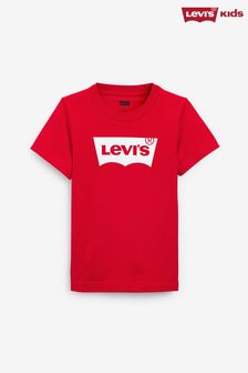 ® Krátký rukáv tričko Levi's Červená s netopýřími rukávy