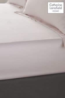 Catherine Lansfield Blush Pink Silky Soft Satin Fitted Sheet (861456) | €22 - €26