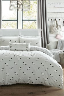 Sophie Allport Oatmeal Sheep Cotton Duvet Cover And Pillowcase Set (862261) | $88 - $163