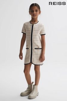 Reiss Pink Mila 9-14 yrs Twill Short Sleeve Dress (864054) | $131