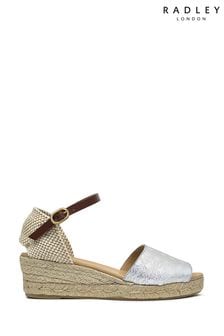 Radley London Silver Glasshouse Walk Heirloom Embossed Midi Wedge (864345) | $234