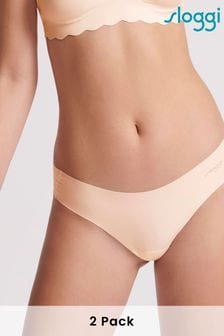 Sloggi Zero Feel 2 Pack Microfibre 2.0 Thongs (865791) | $34