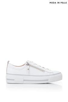 Moda in Pelle Filician Zip & Lace Chunky Slab Sole Trainers (866099) | $221