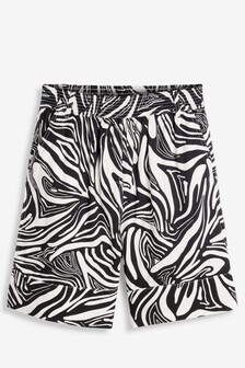 Zebra Print Longline Shorts (867525) | €13