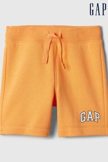 Oranžna - Gap hlače za prosti čas z elastičnim pasom in logotipom za dojenčke (novorojenčki-5yrs) (867968) | €11