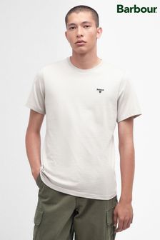 Barbour® White Mens Sports T-Shirt (869252) | 222 QAR