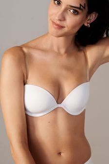 White Clear Back Smoothing Strapless Bra (869328) | €22.50