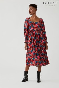 Ghost Portia Bloom Crêpe-Kleid mit floralem Print (869424) | 50 €