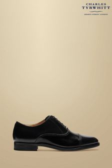Charles Tyrwhitt Black Leather Oxford Shoes (869976) | OMR78