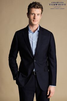 Charles Tyrwhitt Blue Slim Fit Stripe Suit (869980) | OMR114