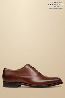 Charles Tyrwhitt Brown Leather Oxford Shoes (870166) | 956 SAR