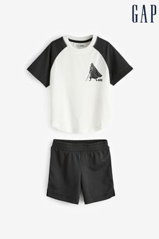 Gap Black/White Star Wars Darth Vader Short Sleeve Pyjama Set (4-13yrs) (870888) | €40
