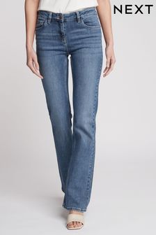 Středně modrá riflovina - Next Bootcut Jeans (870973) | 725 Kč