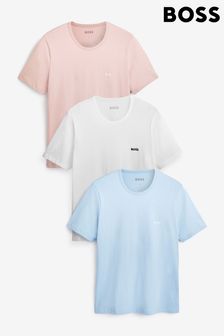 BOSS White Classic T-Shirt 3 Pack (871247) | AED253
