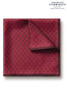 Charles Tyrwhitt Red Medallion Silk Pocket Square (871309) | €32