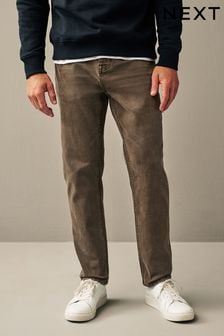 Brown Regular Fit Overdyed Denim Jeans (871644) | 139 QAR