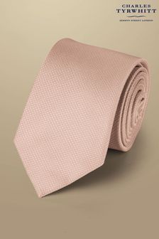 Charles Tyrwhitt Pink Silk Stain Resist Tie (871843) | OMR18