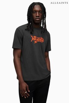 AllSaints Black Ceecee Crew T-Shirt (872258) | kr714