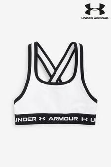Under Armour White Crossback Mid Support Bra (872381) | NT$840