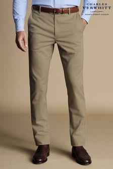 Charles Tyrwhitt Natural Slim Fit Ultimate non-iron Chino Trousers (872688) | 396 QAR