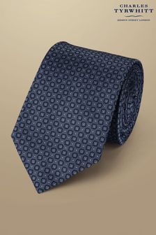 Charles Tyrwhitt Mini Floral Silk Stain Resist Pattern Tie