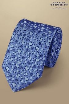 Синий - галстук с цветочным принтом Charles Tyrwhitt (873155) | €66