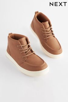 Tan Brown Standard Fit (F) Smart Lace-Up Boots (873383) | KRW57,600 - KRW72,600
