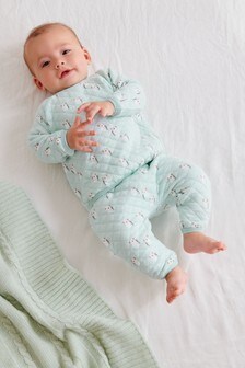 Mint Green Koala Mint Green Quilted Baby Sweatshirt And Jogger Set (0mths-2yrs) (873458) | €31 - €34