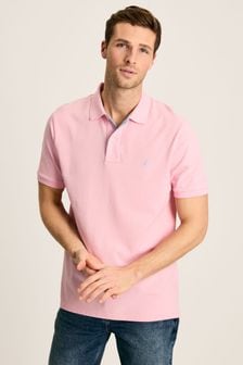Joules Woody Light Pink Regular Fit Cotton Polo Shirt (873632) | €43