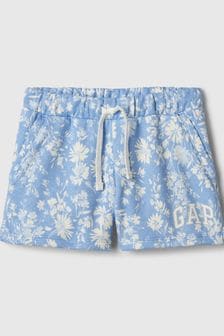 Gap Blue & White Floral Pull On Logo Jogger Shorts (4-13yrs) (873641) | €19