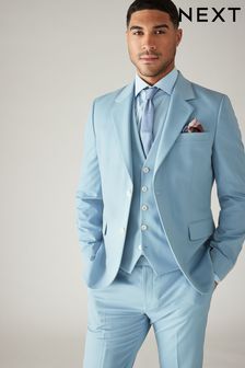 Light Blue Skinny Fit Motionflex Stretch Suit (874375) | $122